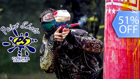 [Image: ¡Paga Q39 en vez de Q80 por 100 Paintballs + Equipo de Juego que incluye: Máscara, Marcadora Semiautomática, Chaleco, Camisa, Tapón de Seguridad y Recarga de Aire Ilimitada en Paint Shots Gotcha!m]