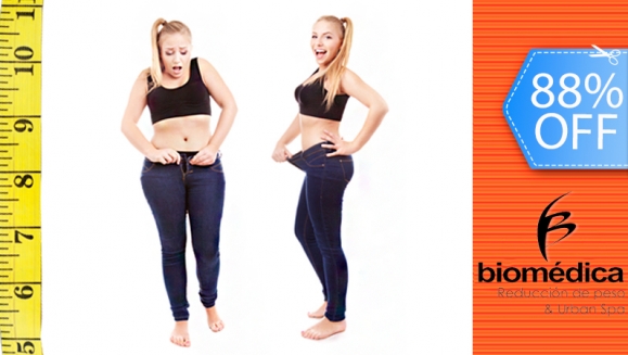 [Image: ¡Paga Q299 en vez de Q2,400 por Paquete Reductivo, Moldeador y Anticelulitis de 30 Tratamientos que Incluye: 3 Smart Tone Vibratorios + 3 Masajes Reductores + 3 Presoterapias + 3 Drenajes Linfáticos y Más en Biomédica!m]