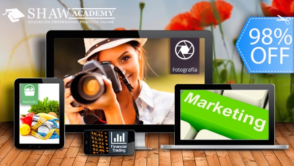 [Image: ¡Paga Q119 en vez de Q5,600 y Obtén 2 Cursos Online a Elección entre Marketing Digital, Inversión en la Bolsa, Nutrición y Fotografía con Shaw Academy!m]