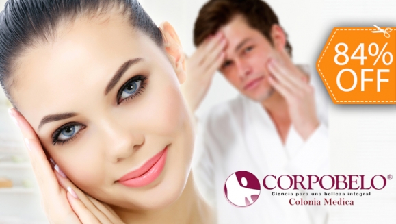 [Image: ¡Paga $19 en vez de $120 por 2 Sesiones Faciales que Incluyen: 1 Limpieza Facial Profunda (Tonificación, Vaporización, Exfoliación y Extracción de Puntos) + 1 Microdemoabrasión en Corpobelo Colonia Médica!m]