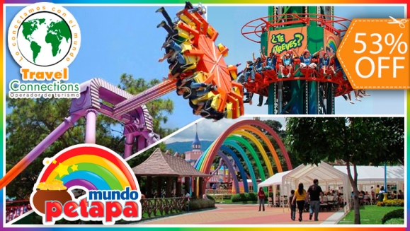 [Image: ¡Paga $45 en vez de $95 por Tour Guiado a Guatemala que Incluye: Entrada y Visita a Mundo Petapa + Visita a Oakland Mall + Visita a Paseo Cayalá con Travel Connections! ¡Sólo 100 cupones disponibles!m]