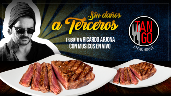 [Image: ¡Paga Q199 en lugar de Q400 por Cena Show para 2 que Incluye: 2 Entradas al Tributo a Ricardo Arjona “Sin Daños a Terceros” o a Tributo al Sol de México Luis Miguel + 2 Platos de Lomito, Papa Horneada y Ensalada + 2 Bebidas Naturales!m]