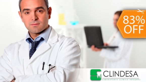 [Image: ¡Paga $15 en lugar de $90 por 12 Exámenes de Chequeo General que incluye: Análisis de Sangre, Glucosa, Colesterol y Más en Clindesa Laboratorio Clínico!m]