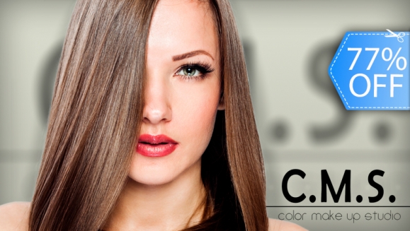 [Image: ¡Paga Q59 en vez de Q260 por Corte Personalizado + Tratamiento Hidratante y Reconstructor de Girasol TIGI + Tratamiento Sellador de Puntas TIGI + Planchado o Cepillado en CMS Color Make Up Studio!m]