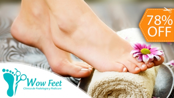 [Image: ¡Paga $9 en vez de $40 por 2 Sesiones de Pedicure Clínico que incluyen: Pedicure, Exfoliación, Parafina y Esmaltado + Evaluación de Presencia de Hongos y Diagnóstico en Wow Feet!m]
