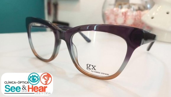 [Image: ¡Paga $110 en Lugar de $290 por Aro Bulova, Gwen Stefani, Liz Claiborn, Van Heusen o Lilly Pulirze + Lentes Blauk de Akkurat (Filtro para Luz Azul-Violeta de Dispositivos Electrónicos) + Examen Visual + Paño de Limpieza y Estuche!m]