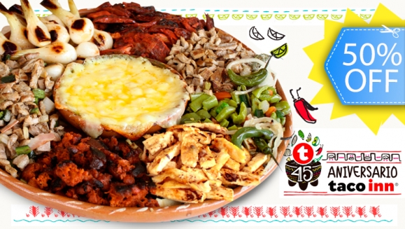 [Image: ¡Paga Q80 y Consume Q160 en todo el Exquisito Menú de Taco Inn!m]