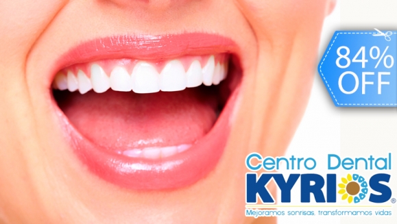 [Image: ¡Paga Q89 en lugar de Q550 por Limpieza Dental Completa (Eliminación de Sarro con Ultrasonido y Eliminación de Placa) + Aplicación Tópica de Flúor + Examen Diagnóstico en Centro Dental Kyrios!m]