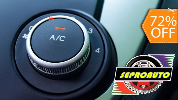 [Image: ¡Paga $21 en vez de $75 por Carga Completa de A/C + Revisión de Fugas y Sistema de A/C + Pulido de Silvines y más en Seproauto!m]