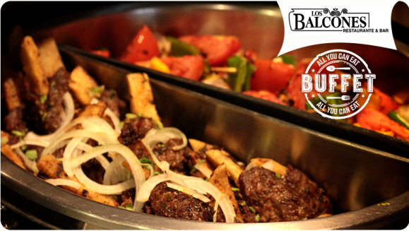 [Image: ¡Paga $30 en Lugar de $51.90 por Almuerzo o Cena Buffet para 2 con: Cocina Internacional, Parrillada, Barra de Ensaladas, Entremeses, Guarniciones, Postres y Más + 2 Jugos Naturales + 2 Cafés!m]