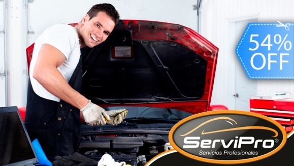 [Image: ¡Paga Q389 en vez de Q850 por Servicio Completo para tu Vehículo que Incluye: Cambio de Aceite y Filtro + 4/4 de Aceite 20W50 + Alineación + Revisión, Limpieza y Ajuste de Frenos + Revisión de 11 Puntos en Servipro!m]