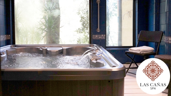 [Image: ¡Paga Q699 en Lugar de Q1,310 por Sesión de Spa para 2 con Masaje Relajante + Sauna o Jacuzzi + Exfoliación Corporal + Infusión de Té + Smoothie o Gaseosa + 1 Carpaccio de Lomito para Compartir!m]