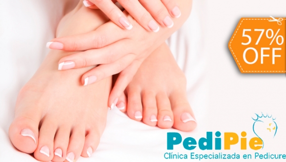 [Image: ¡Paga $9 en lugar de $21 por Pedicure Clínico + Manicure Clínico en PediPie!m]