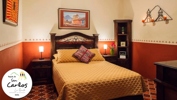 [Image: ¡Paga Q199 en Lugar de Q349 por Estadía de 1 Noche en Antigua Guatemala para 2 Personas en Habitación Doble + Impuestos Incluidos!m]