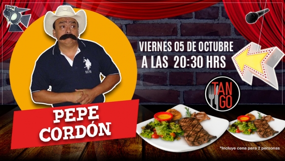 [Image: ¡Paga Q180 en lugar de Q360 por Cena para 2 con: 2 Platos de Lomito, Puré de Papa, Ensalada y 2 Bebidas Naturales + Show a Elección entre Monólogos de Pepe Cordón, Pedro Chilaquila, Mario Cacastle o El Chicote o El Tributo a Ana Gabriel!m]