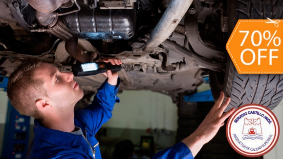 [Image: ¡Paga $12 en lugar de $40 por Prueba de Presión de Escape + Revisión y Ajuste de Frenos + Escaneo Computarizado + Revisión de Fugas en Mangueras y Radiador en Taller Castillo Hermanos!m]