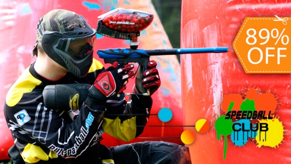 [Image: ¡Día de Paintball para 4 personas! ¡Paga $10 en lugar de $90 por Paquete de Paintball que Incluye: 100 Paintballs + Uso de Campo + Alquiler de 4 Marcadoras + 4 Máscaras + 4 Chalecos + Pase de Aire Ilimitado en Speedball Club!m]