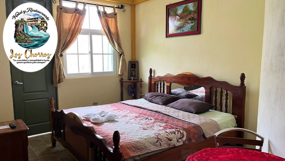 [Image: ¡Paga Q360 en Lugar de Q620 por Estadía para 2 Personas Durante 3 Días y 2 Noches en Hotel Los Chorros + Daypass en Balneario Natural con Piscinas, Cascada Natural, Áreas Recreativas y Mas!m]