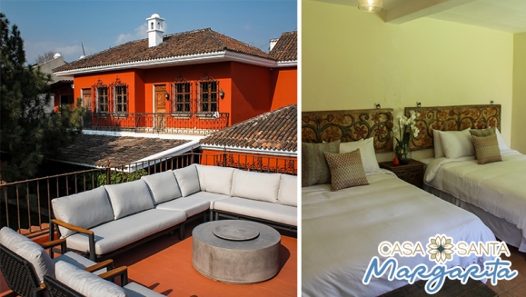 [Image: ¡Paga Q599 en lugar de Q1,189.50 por Estadía Familiar en Antigua para 2 Adultos y 2 Niños (Hasta 9 años) en Habitación Doble, TV, Parqueo, Impuestos Incluidos y Más!m]