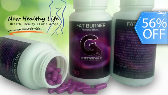 [Image: ¡Paga Q99 en lugar de Q225 por Exclusivo Tratamiento Quema Grasa Fat Burner de G NUTRITION a base de Garcinia Cambogia de 180 Cápsulas y Más en New Healthy Life!m]