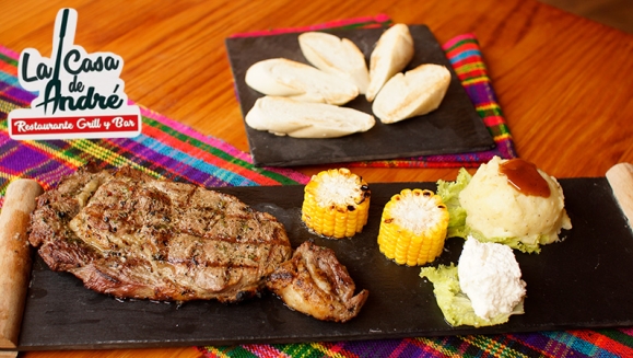 [Image: ¡Paga $15 y Consume $30 en Todo el Menú de La Casa de André: Parrilladas, Mariscos, Hamburguesas, Boquitas, Platillos para Niños, Desayunos y Más!m]