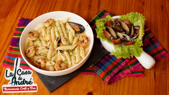 [Image: ¡Paga $15 y Consume $30 en Todo el Menú de La Casa de André: Parrilladas, Mariscos, Hamburguesas, Boquitas, Platillos para Niños, Desayunos y Más!m]