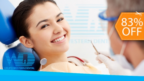 [Image: ¡Paga $25 en lugar de $150 por 2 Rellenos de Resina o 4 Sellantes + Consulta y Diagnóstico Buco-Dental con Cámara Intraoral + Limpieza con Ultrasonido + Aplicación de Flúor + Evaluación de Cordales en Western Dental!m]