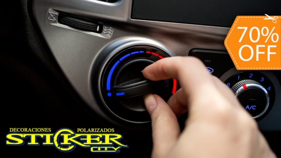 [Image: ¡Paga $21 en lugar de $70 por Carga Completa de Aire Acondicionado + Limpieza de Blower + Limpieza de Filtro de Cabina + Revisión de Fugas de A/C + Revisión de Sistema Eléctrico de A/C + Pulido de Silvines + Carwash Completo en Stickers City!m]