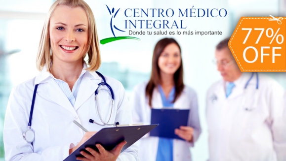 [Image: ¡Paga $15 en lugar de $65 por Exámenes de Laboratorio a Elección para Evaluación de Rutina o Paquete de Exámenes para Detectar Cáncer de Estómago  o Paquete para Chequeo Femenino en Centro Médico Integral!m]