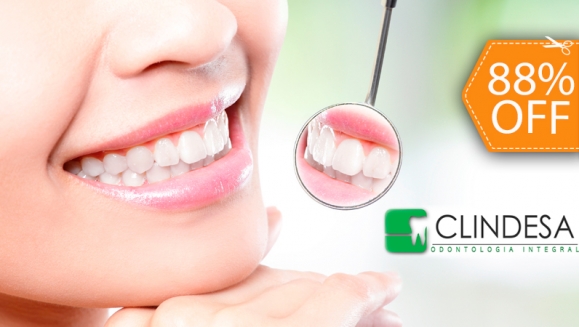 [Image: ¡Paga $25 en lugar de $200 por 3 Rellenos de Resina Blanca o 5 Sellantes + Diagnóstico en Cámara Intraoral + 2 Limpieza con Ultrasonido + 2 Aplicaciones de Flúor en Clínicas Clindesa!m]