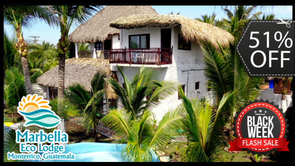 [Image: ¡Paga Q285 en lugar de Q578 (Por Persona), por Inolvidable Estadía de 1 Noche en Habitación Doble, Triple, Cuádruple o Séxtuple + Uso de las Instalaciones + Impuestos Incluidos en Marbella Eco Lodge!m]