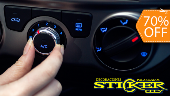 [Image: ¡Paga $21 en lugar de $70 por Carga Completa de Aire Acondicionado + Limpieza de Blower + Limpieza de Filtro de Cabina + Revisión de Fugas de A/C + Revisión de Sistema Eléctrico de A/C + Carwash Completo + Pulido de Silvines en Stickers City!m]