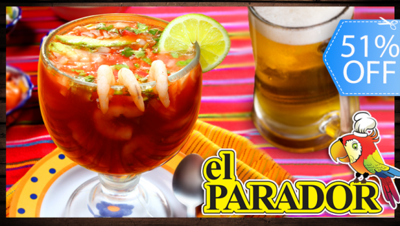 [Image: ¡Paga Q59 en lugar de Q120 por 1 Ceviche de Camarón + 1 Cerveza Nacional en Restaurante El Parador!m]