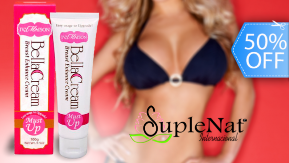 [Image: ¡Paga Q148 en lugar de Q295 por Exclusiva Crema Aumentadora de Busto “Bella Cream” de Suplenat!m]