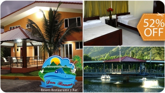 [Image: ¡Paga $45 en vez de $94 por Estadía hasta para 4 Personas + 30 Minutos de Pesca en Hotel Don Renno!m]