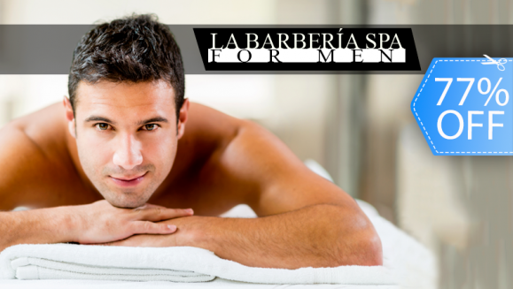 [Image: ¡Paga Q149 en vez de Q650 por Circuito de Spa con Sauna y Jacuzzi + Masaje Relajante + Mascarilla Facial Hidratante + Té Relajante + 1 Servicio de Salón a Elección entre Corte de Cabello, Talle de Barba, Manicure o Pedicure en La Barbería Spa!m]