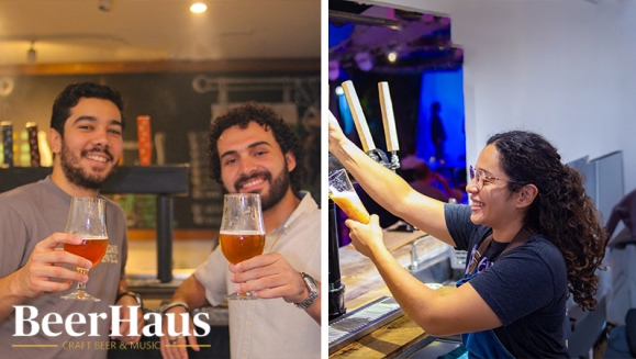 [Image: ¡Paga $15 en Lugar de $35.75 por 4 Cervezas Artesanales a Elección + Pinchos Mixtos + 1 Orden de Tapas del Chef en Beerhaus!m]