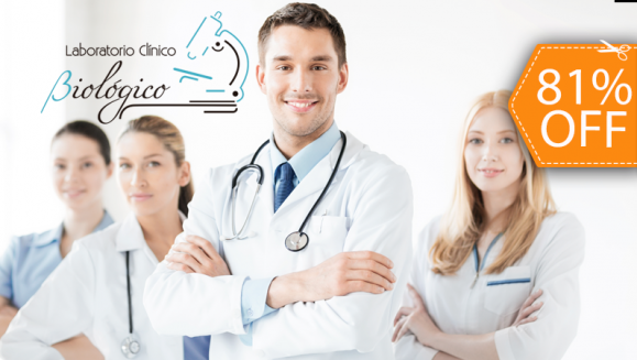 [Image: ¡Paga $15 en lugar de $80 por Paquete de Exámenes de Laboratorio para Evaluación de Rutina o Paquete de Exámenes para Control de Diabetes en Laboratorio Clínico Biológico!m]