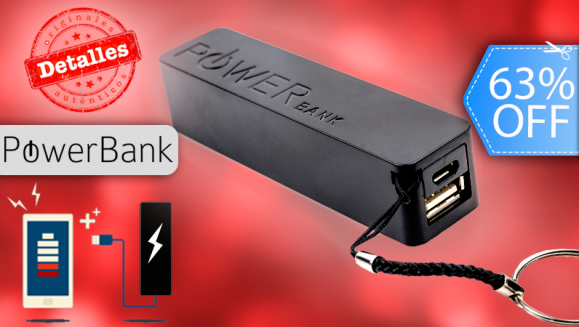 [Image: ¡Carga Completa Siempre! ¡Paga Q55 en lugar de Q150 por Batería Mobile Power Bank para Cargar Teléfonos, mp3, mp4, Cámaras, Tablets y Más en Detalles Auténticos!m]