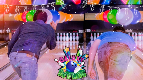 [Image: ¡Vamos al Boliche! ¡Paga $12 en Lugar de $25 por 1 Hora de Boliche para 5 personas + Alquiler de 5 Pares de Zapatos!m]