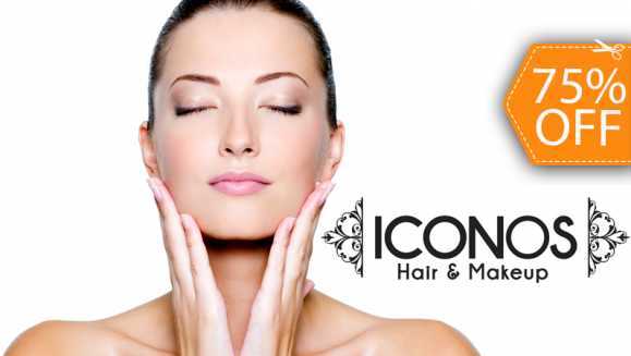 [Image: ¡Paga $30 en lugar de $120 por Paquete Facial de 2 Sesiones que Incluye: 2  Limpiezas Faciales Profundas (Limpieza, Exfoliación, Tonificación, Gel, Extracción de Puntos Negros) + 2 Mascarillas de Vitamina C, Colágeno o Frutas en Iconos Hair &amp; Makeup!m]