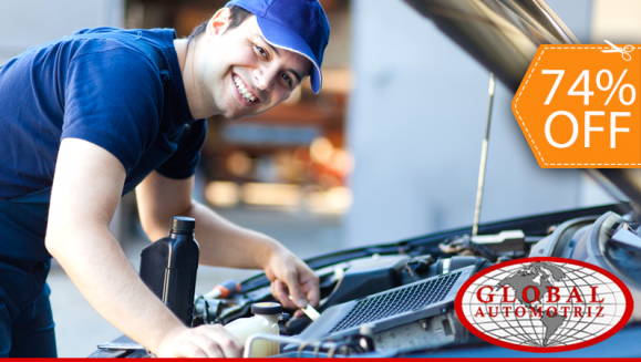 [Image: ¡Paga $25 en vez de $95 por Cambio de Aceite 4/4 Kendall con Líquido de Titanio (10w30 o 20w50) + Filtro de Aceite + Limpieza y ajuste de Frenos + Inspección de Fugas + Verificación del Sistema Eléctrico y Más en Global Automotriz!m]