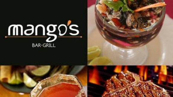 [Image: Pagas $10 y consumes $20 de deliciosa comida y bebidas en Mango’s Grill &amp; Bar!m]