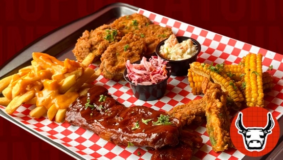 [Image: ¡Punta Toro para 2! ¡Paga $20 en Lugar de $34.85 por 1 Hamburguesa de Riblets + 1 Hamburguesa de Panceta de Cerdo + 1 Bandeja de Costillas y Papas Fritas con Queso + 2 Tés Helados + 2 Cafés Americanos!m]