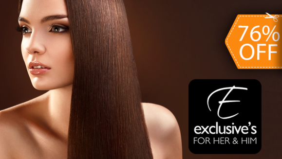 [Image: ¡SIN RESTRICCIÓN DE LARGO O VOLUMEN! ¡Paga $45 en vez de $185 por Alisado Brasileño INOAR + Tratamiento Post Alisado + Lavado Spa + Corte de Puntas + Planchado + Depilación de Bozo en Exclusive´s Salon!m]