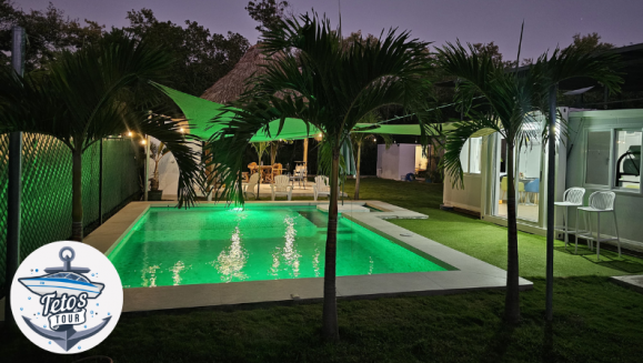 [Image: ¡Playa, Lancha y Relax! ¡Paga $390 en Lugar de $749 por Escapada Náutica Premium Hasta Para 9 Personas que Incluye: Estadía de 1 Noche en Isola Beach House, Costa del Sol + Paseo en Lancha Deportiva al Atardecer por el Estero Jaltepec!m]