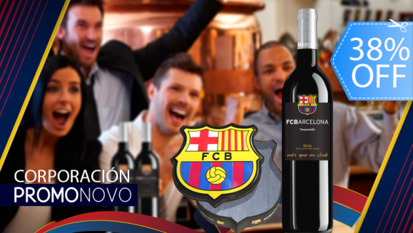 [Image: ¡Paga Q149 en lugar de Q240 por Botella de Vino Oficial del FC Barcelona + Escudo Oficial de Metal FC Barcelona!m]