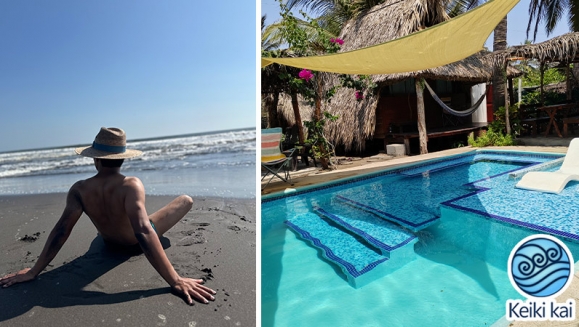 [Image: ¡Escapada Perfecta a la Playa! ¡Paga Q375 en Lugar de Q850 por 1 Noche para 2 Personas en Cabaña Tipo Hawaii con Baño Privado o Habitaciones Dobles con Baño Privado + 2 Desayunos + Uso de Instalaciones: Piscina, Hamacas y Más!m]