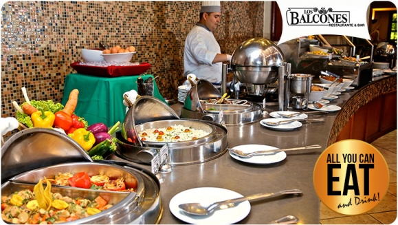 [Image: ¡Paga $34 en Lugar de $62.50 por Almuerzo o Cena Buffet ALL YOU CAN EAT AND DRINK para 2 con: Cocina Internacional, Parrillada, Barra de Ensaladas, Entremeses, Guarniciones, Postres y Más, Soda, Limonada y Té Helado + 2 Capuchinos o Chocolates!m]