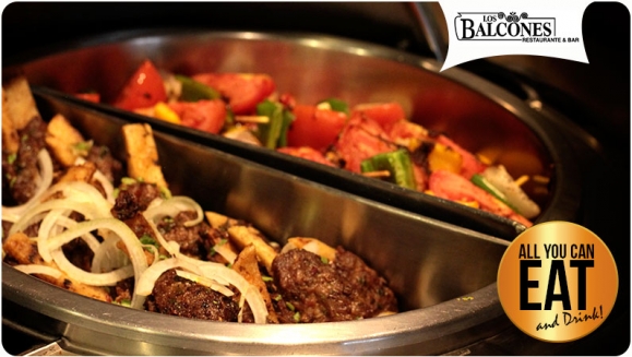 [Image: ¡Paga $34 en Lugar de $62.50 por Almuerzo o Cena Buffet ALL YOU CAN EAT AND DRINK para 2 con: Cocina Internacional, Parrillada, Barra de Ensaladas, Entremeses, Guarniciones, Postres y Más, Soda, Limonada y Té Helado + 2 Capuchinos o Chocolates!m]